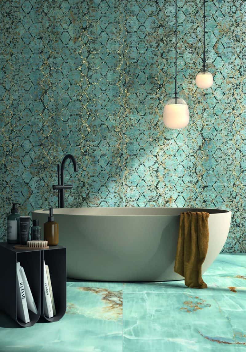 The Room - Aqua Blue Matt 60x120mm