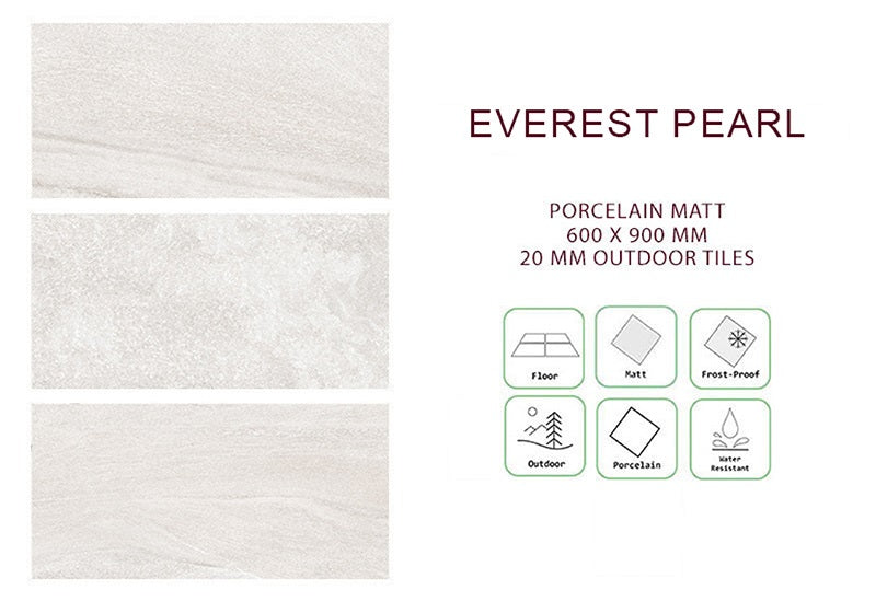Everest Pearl 600x900x20mm (Outdoor)