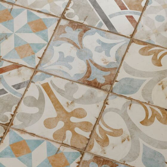 Garcia Patrona Patchwork Mix Matt Glazed Porcelain W&F 200x200mm