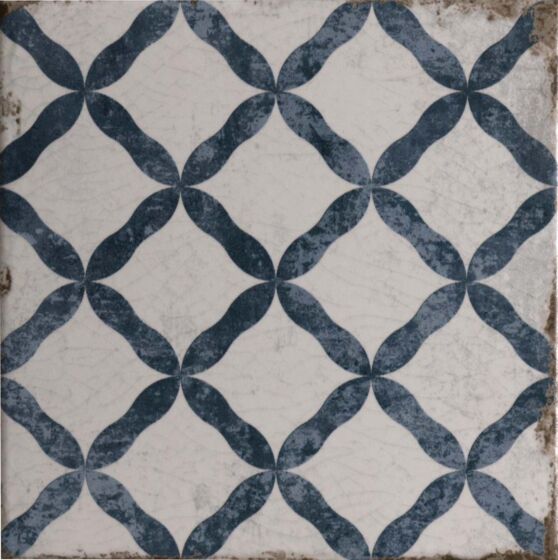 Garcia Antique Blue Matt Glazed Porcelain W&F 200x200mm