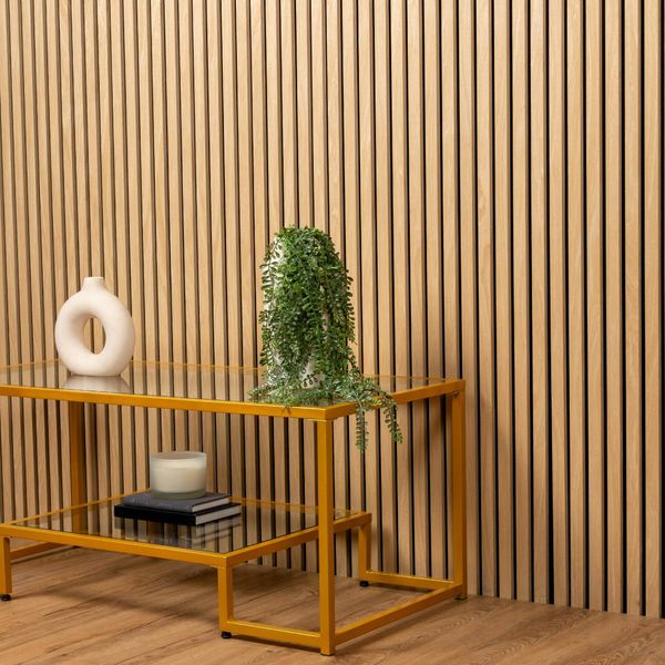 Oak Acoustic Wood Slat Panel