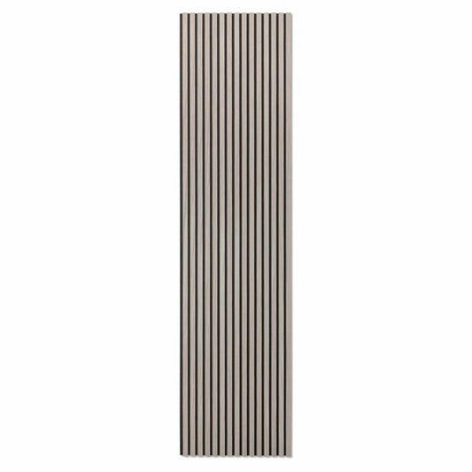 Silver Grey Acoustic Wood Slat Panel