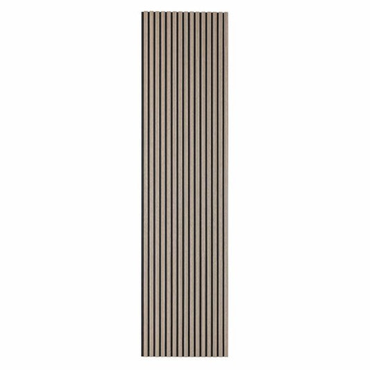 Chevron Hessian Beige Acoustic Wood Slat Panel